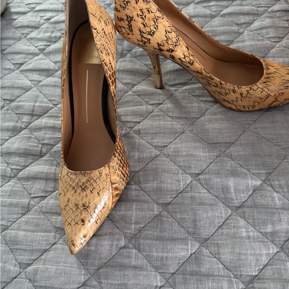 DV by Dolce Vita Tan Cork Heel Slingback